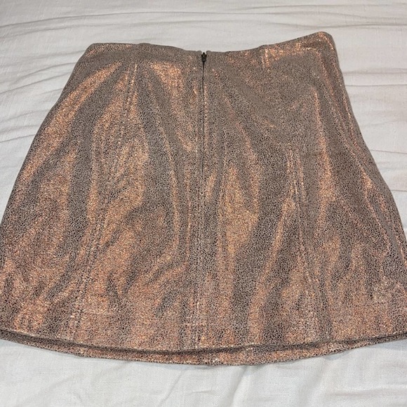 free people // modern femme vegan metallic mini skirt - Picture 10 of 12
